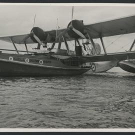 Photographs of aeroplanes, refueling services, flying boats and the flying padre [4 of many]