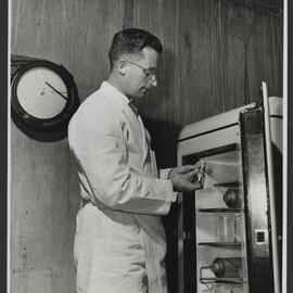 Photographs of Newport Laboratory and staff working within [4 of many]