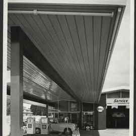 Shell service stations, 1927-1965 [15 of many]