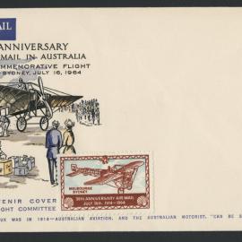 Correspondence, photographs and memorabilia relating to the 50th anniversary celebrations of the first Melbourne - Sydney flight [2 of many]