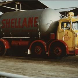 Coloured photographs of Shell tank trucks [3 of many]