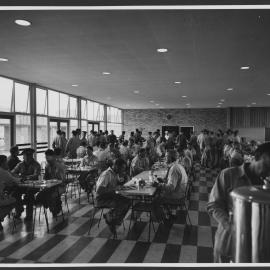 Photographs of Clyde Refinery entrance, administrative and staff amenities buildings, 1960s [2 of many]