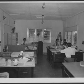 Photographs of Clyde Refinery entrance, administrative and staff amenities buildings, 1960s [9 of many]