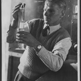 Photographs of workers at their jobs, special events, and training courses [8 of many]