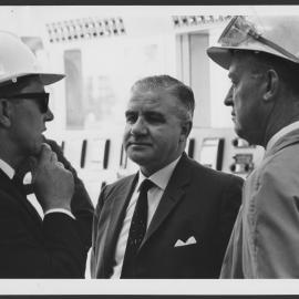 Visitors to Clyde Refinery on tours of inspection [1 of many]