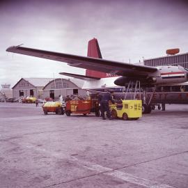 Fokker F27 Friendship being refuelled with Shell equipment