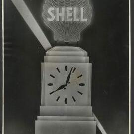 Shell House clock tower illustration