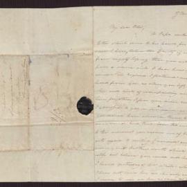 Letter (Mrs) M A  Wiltens (Mrs JF Wiltens Andree) to M P W A, Blagdon Court