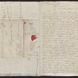 Letter Jacob Ruhle, Amsterdam to Isaac Hayward, Surinam