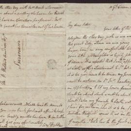 Letter Edward Wylde to M P W A, Surinam, 23 November 1821