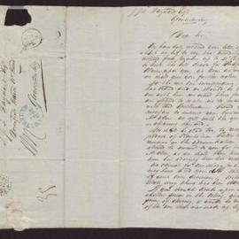 Letter Broen and Co to  I J T Hayward, Stroud, 22 September 1835