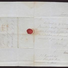 Letter Robert Curtis Co to I J T Hayward