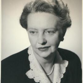 Portrait of Kathleen Fitzpatrick, circa 1953-1954.