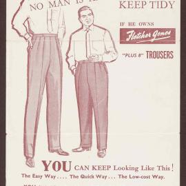 Miscellaneous brochures including Mans Shop "Style Guide"