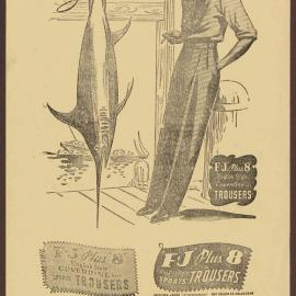 Advertising templates - Men's trousers