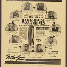 Advertising templates - Men's trousers