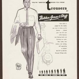 Advertising templates - Men's trousers