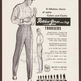 Advertising templates - Men's trousers