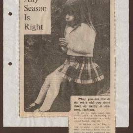 Advertising cuttings