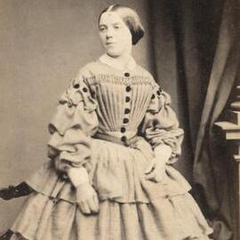 Studio portrait of an unidentified young woman.