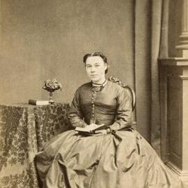 Studio portrait of an unknown young woman.