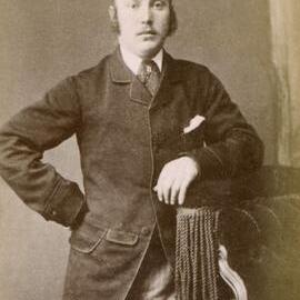 Studio portrait of an unidentified man.