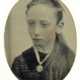 Portrait of an unidentified girl.