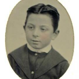 Portrait of an unidentified young boy.