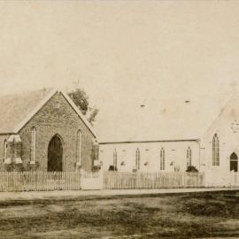 Wesleyan Church and schoolroom, Beechworth, Victoria.