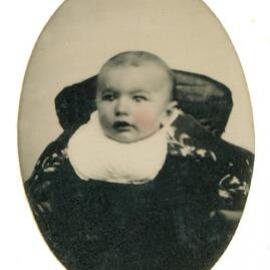 Portrait of an unidentified baby.