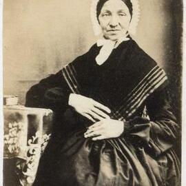 Studio portrait of an unidentified woman.
