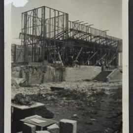 Construction of Fletcher Jones Factory block [1 of 11]