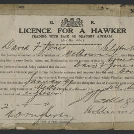 Early Days Hawkers Wagon