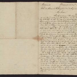 Memoranda from Charles Attwood Emery to Isaac Hayward (jnr) and John F Hayward