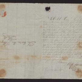 Letter to Isaac Hayward (jnr) from  Mr L Thym