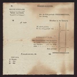 Sales docket, unused