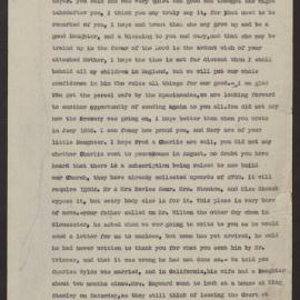 Transcript of letter Anna Maria Catherina Hayward, Stonehouse, Glousc. to her brother Martin Peter Hayward,Adelaide, South Australia
