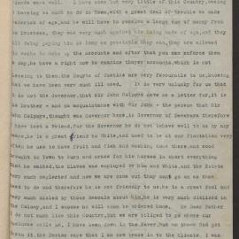 Transcript of letter Captain Isaac Hayward, Surinam to his father John Hayward, 27 July 1811