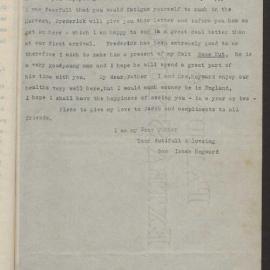 Transcript of letter Captain Isaac Hayward, Surinam to his father John Hayward, 30 October 1811