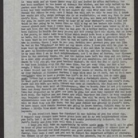 Transcript of letter Emma Batt to brother in law(?), Isaac Hayward