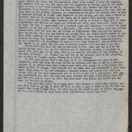 Transcript of letter Emma Batt to brother in law(?), Isaac Hayward (jnr)