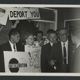 Student Action campaign against the White Australian Policy during the 1961 Federal Election