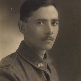 John B. Trinick as a soldier