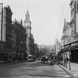 Bourke Street, Melbourne, looking east