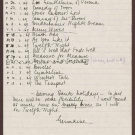 Warwick Shakespeare Lectures [part 2]