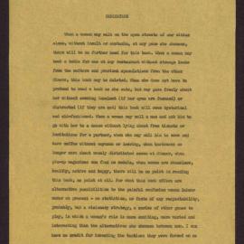 TFE [The Female Eunuch] First Draft 1969