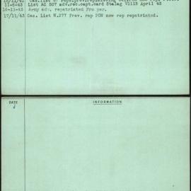 Bail, E C Ernest Charles, WX718