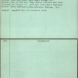 Bailey, Ernest John, TX2929