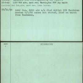 Bailey Deceased, E G, NX45627