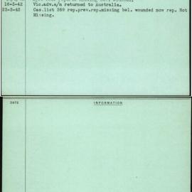 Boneham, R A, VX56094